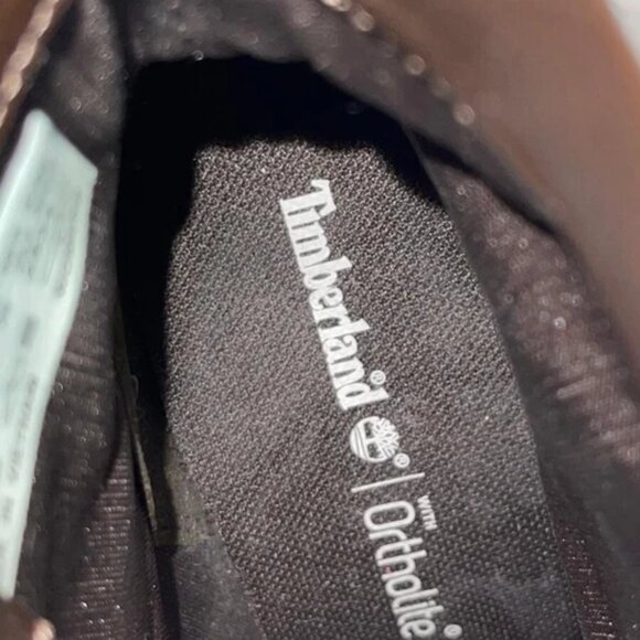 Timberland Ladies 9 Tillston 4834 Brown Nubuck Suede Ankle Boots Women's Size 9 - Picture 7 of 10